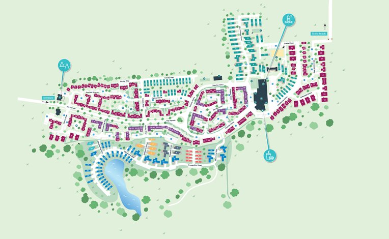 Map of The Bay Filey with PDF download available